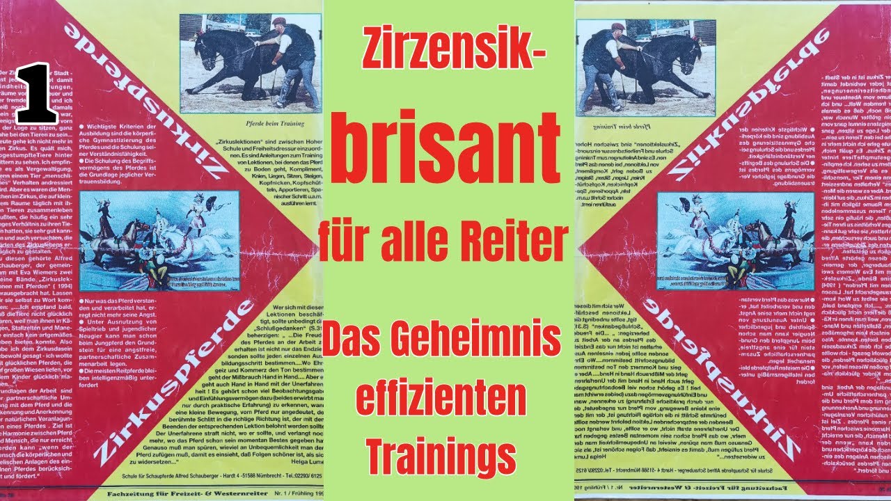 Das Geheimnis effizienter Pferdeausbildung - Teil 1