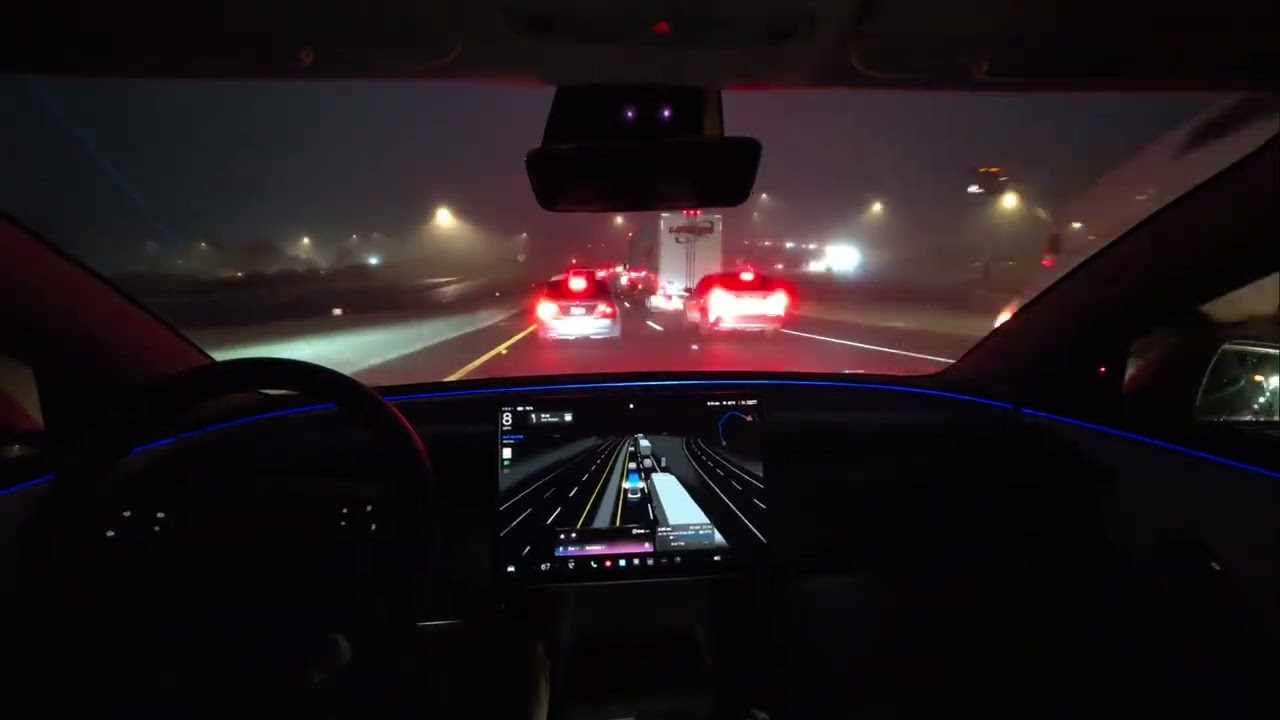 Vallejo to San Rafael Commute - Tesla FSD (Supervised) v14.2.2.5.