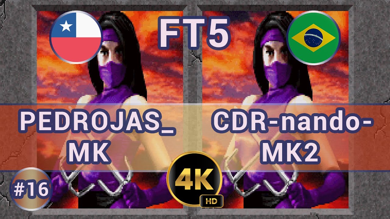 MK2 - 🇨🇱 PEDROJAS_MK vs CDR-nando-MK2 🇧🇷 FT5 / 4K 60 FPS #mk2 #mortalkombat2 #t99hex #team99hits