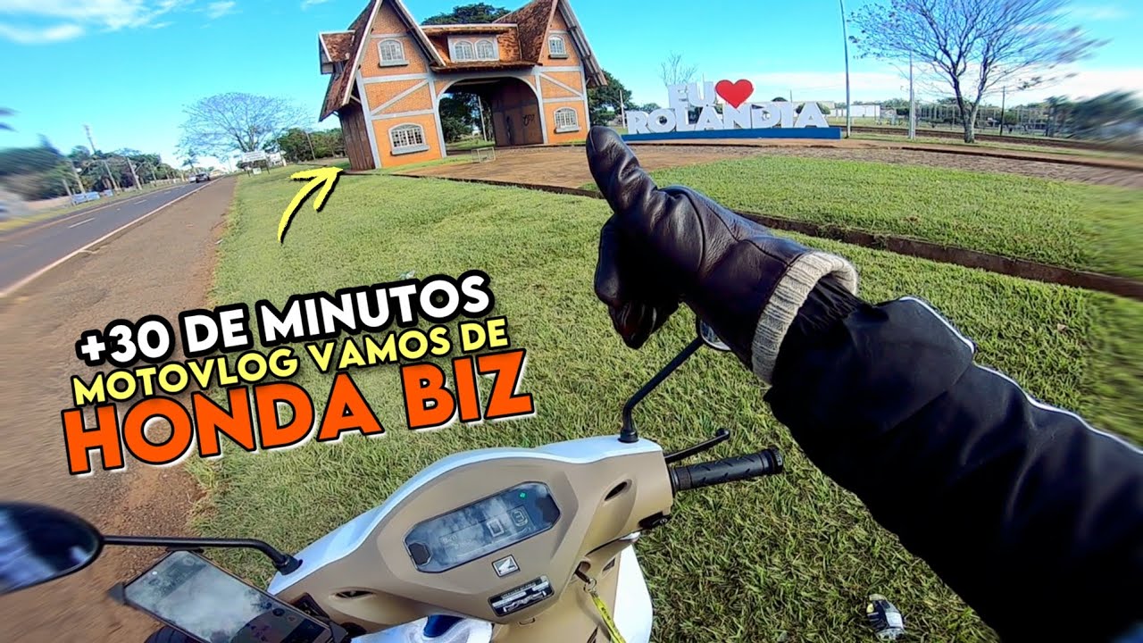 Viagem de HONDA BIZ 125 LONDRINA X ROLÂNDIA X ARAPONGAS MOTOVLOG COM DICAS