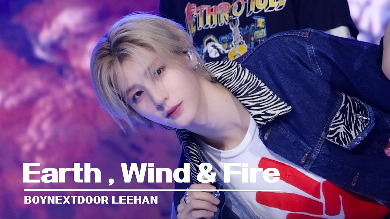 [4K] 240919 ENA BOYNEXTDOOR Earth , Wind & Fire LEEHAN FOCUS