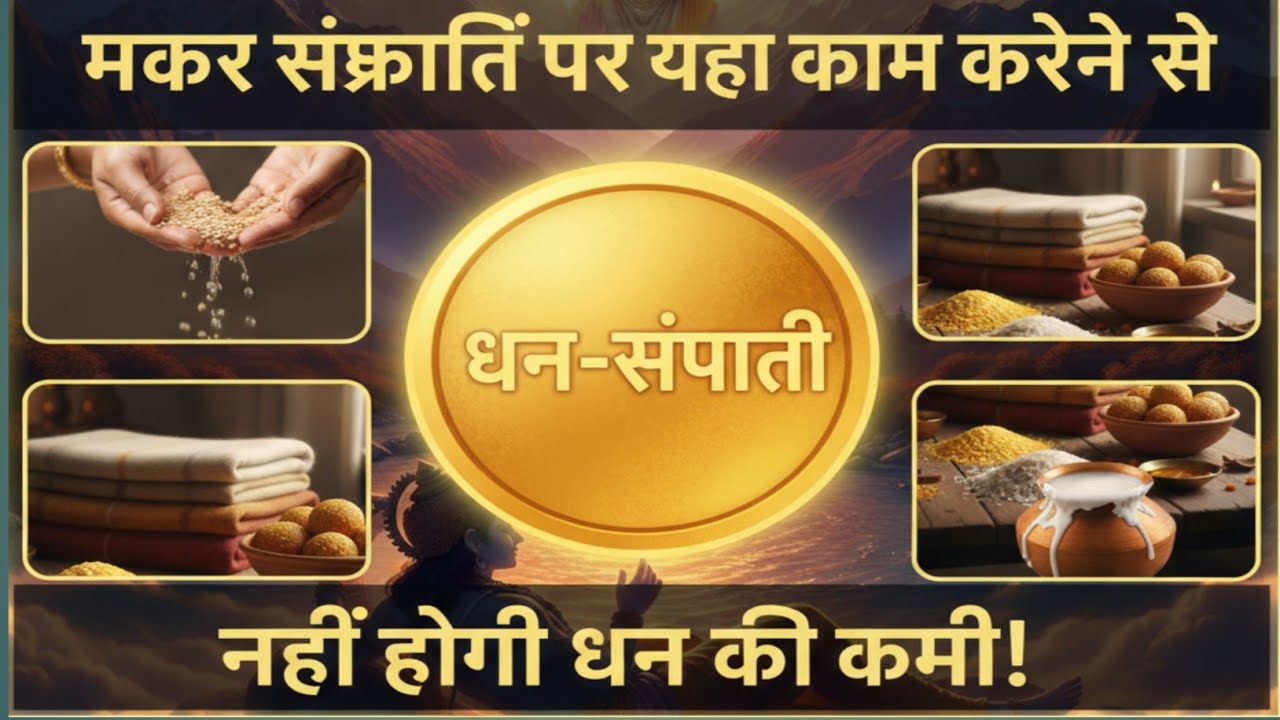 मकर संक्रांति वाले दिन यह काम करने से कभी नही होती धन कि कमी