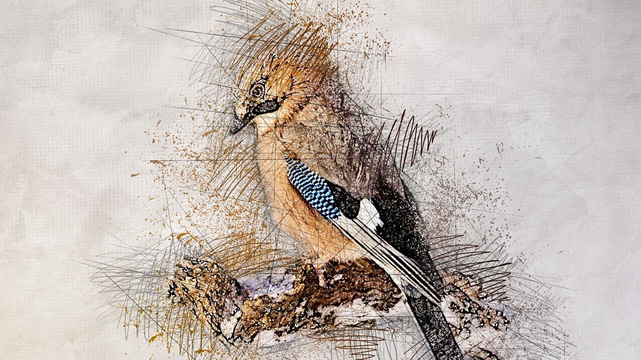 Pen Sketch Photoshop Action Tutorial