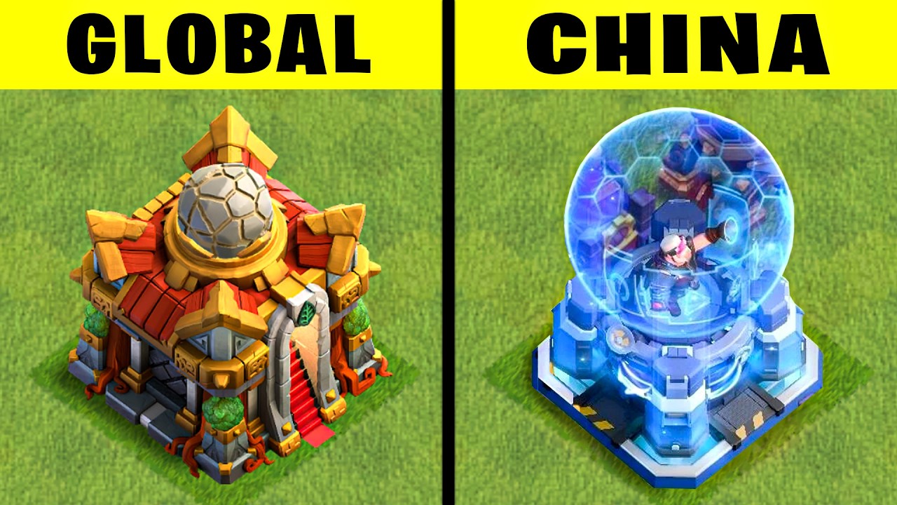 30 Differences Between Clash of Clans Global VS China