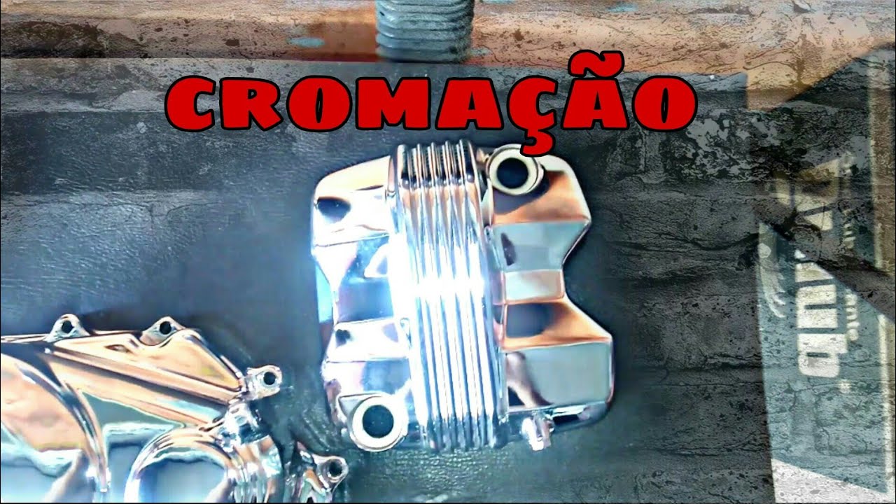✔BANHO DE CROMO NO MOTOR DA 150😍