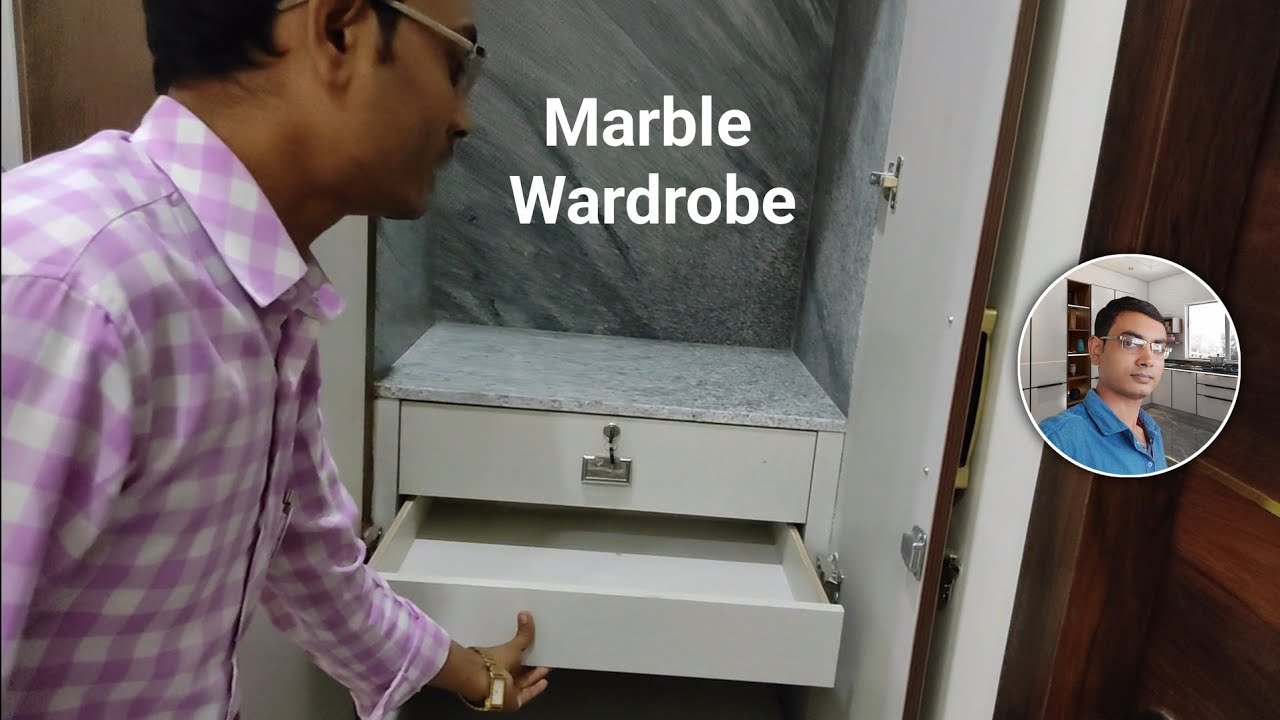 मार्बल Wardrobe में फ्रेम वर्क करके Modular Wardrobe कैसे बनाये | marble wardrobe design