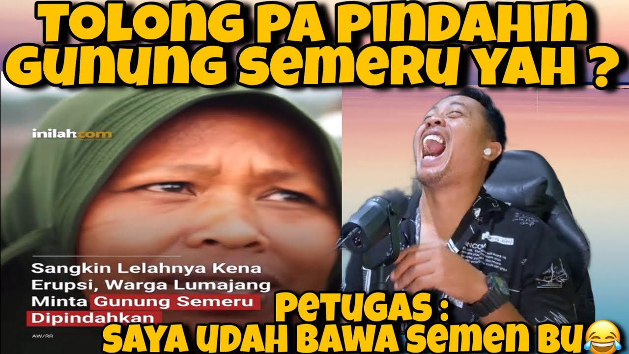 GUNUNG SEMERU CORE ! TOLONG PA PINDAHIN GUNUNG SEMERU SEBENTAR AJA? DI KATA BASKOM TUH GUNUNG WKWK