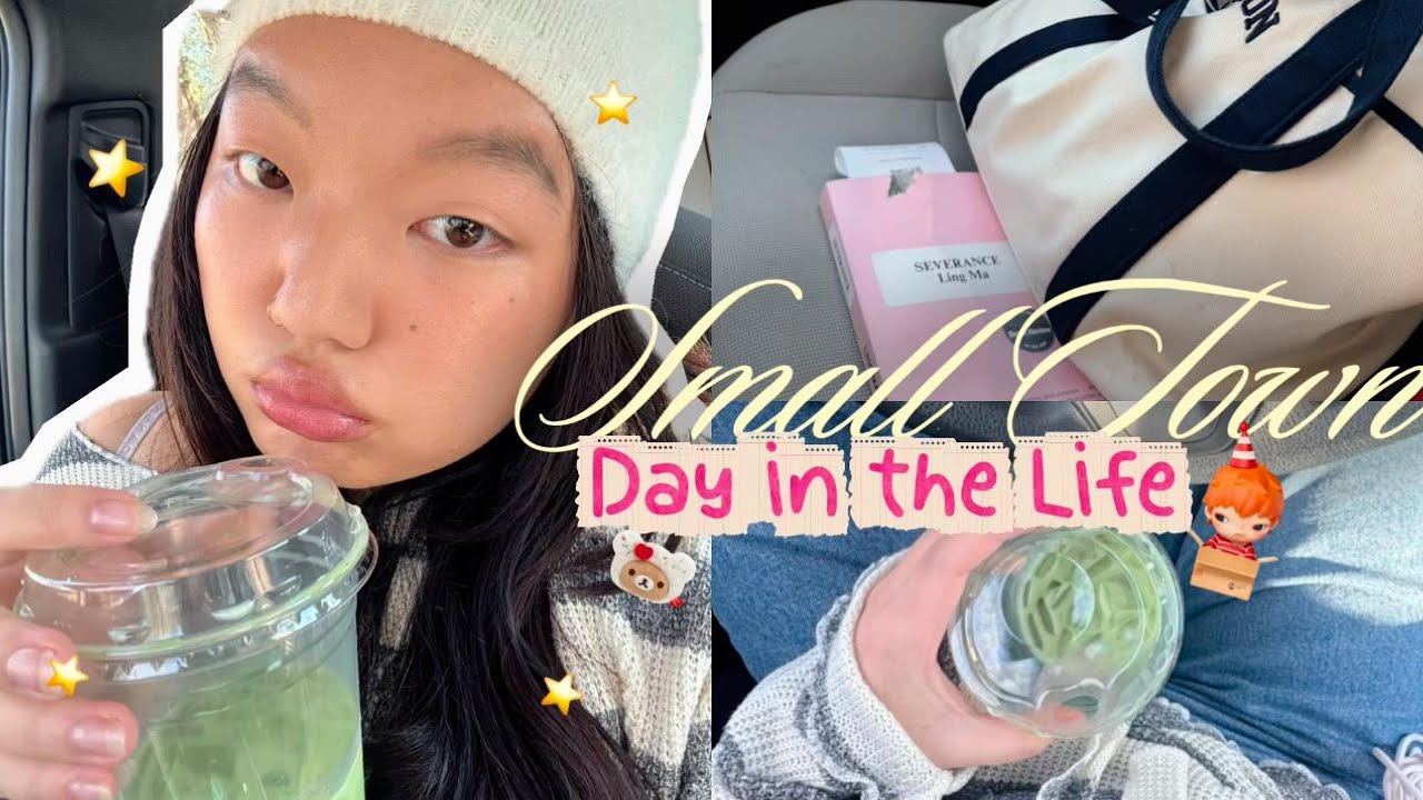 Жизнь девушки из маленького городка: пилатес, матча и кофейни 🧘🏻‍♀️ 🍵 ☕️