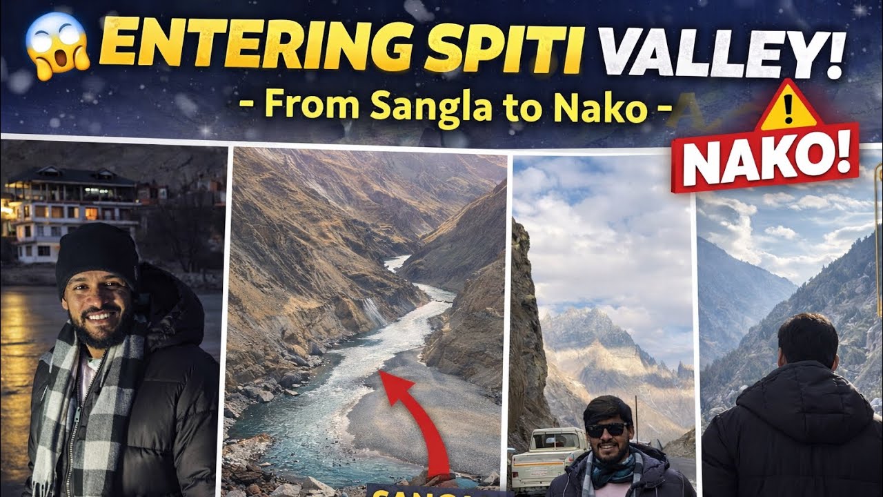 We Finally Entered Spiti Valley | Sangla to Nako Journey | @beyondthewheelss #himachalpradesh
