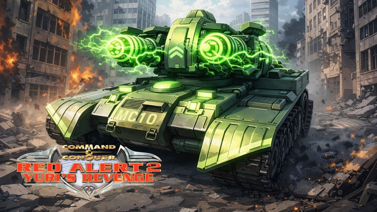 Red Alert 2: All vs one XXXVI | 1 vs 7 Brutal AI | Superweapons [On]