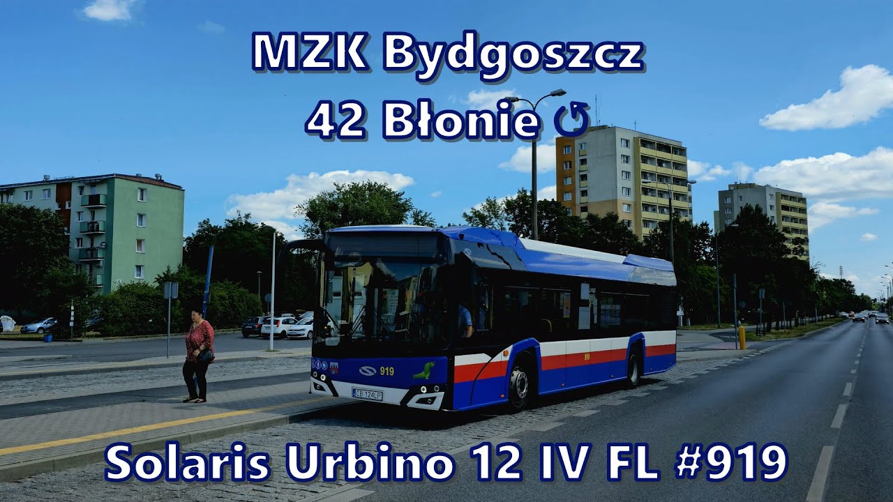 MZK Bydgoszcz - linia 42, Solaris Urbino 12 IV FL #919
