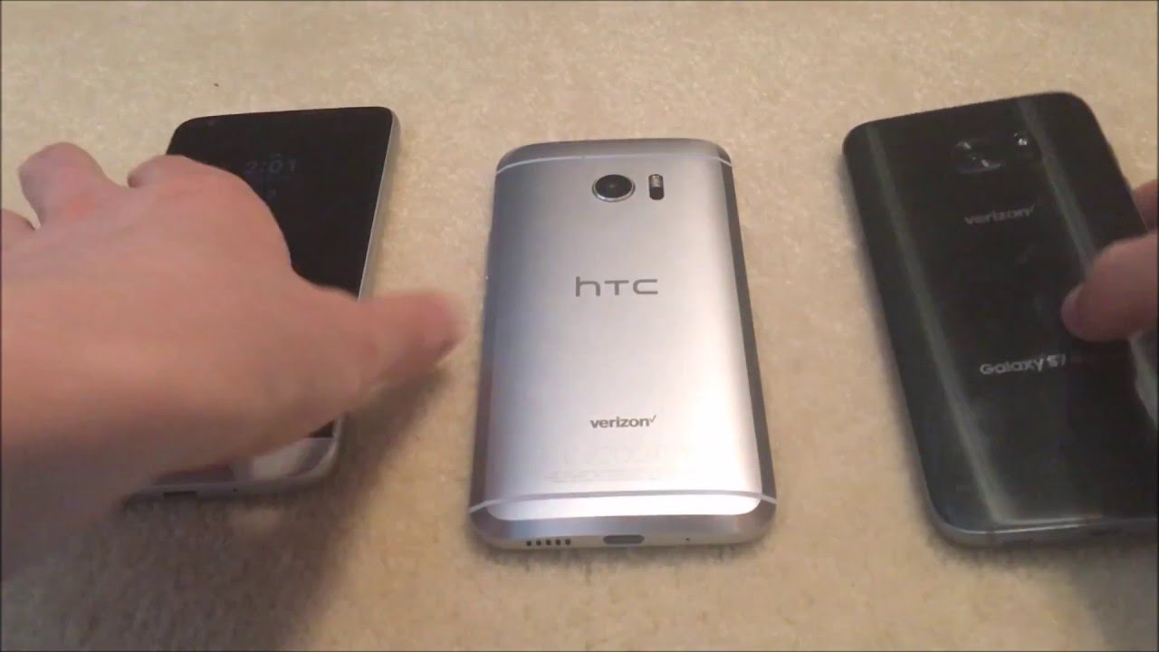 HTC 10 Preinstalled Apps Verizon Overview vs Galaxy S7 edge and LG G5