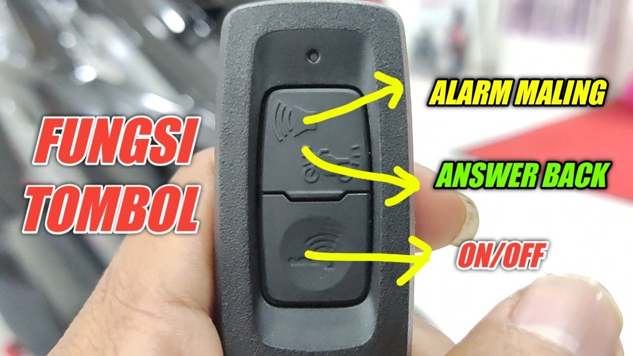 FUNGSI TOMBOL REMOTE VARIO 160 & CARA MEMATIKAN ALARM