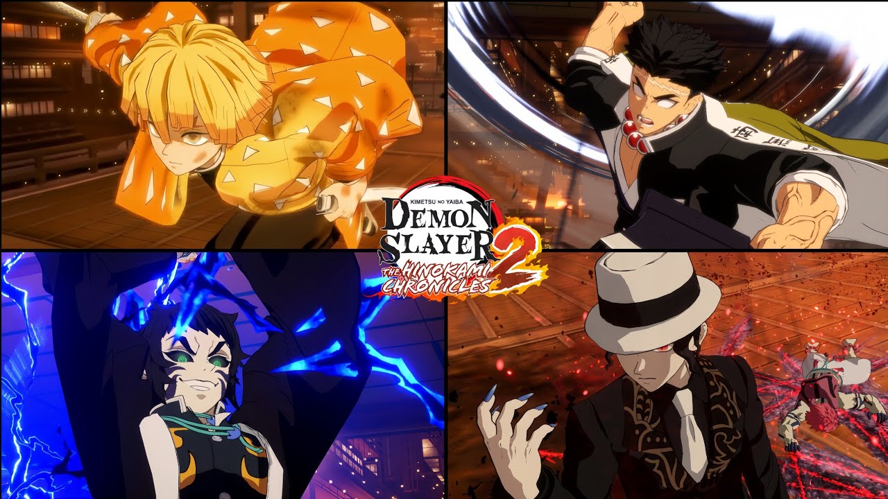 Все Surge Finishers - Demon slayer Hinokami Chronicles 2