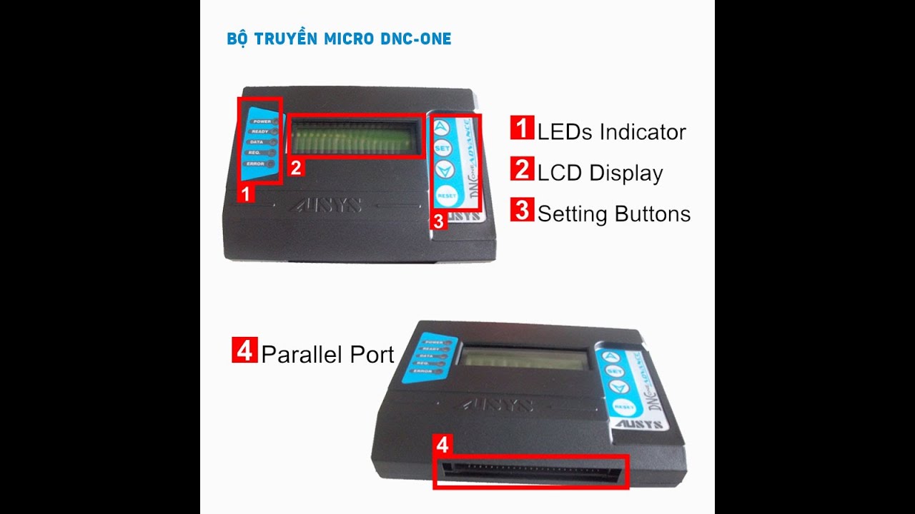 Hướng dẫn sử dụng bộ truyền dữ liệu cho máy CNC - DNC ONE