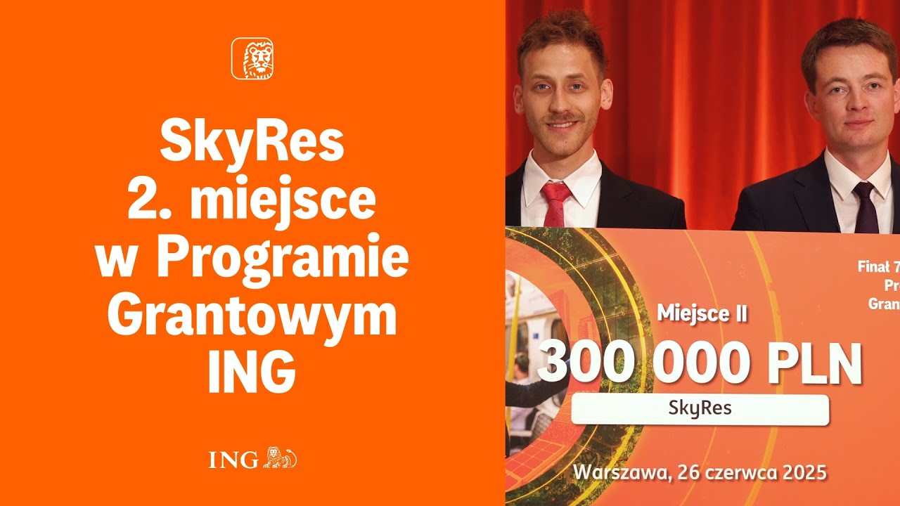 SkyRes - 2. miejsce w 7. edycji Programu Grantowego ING