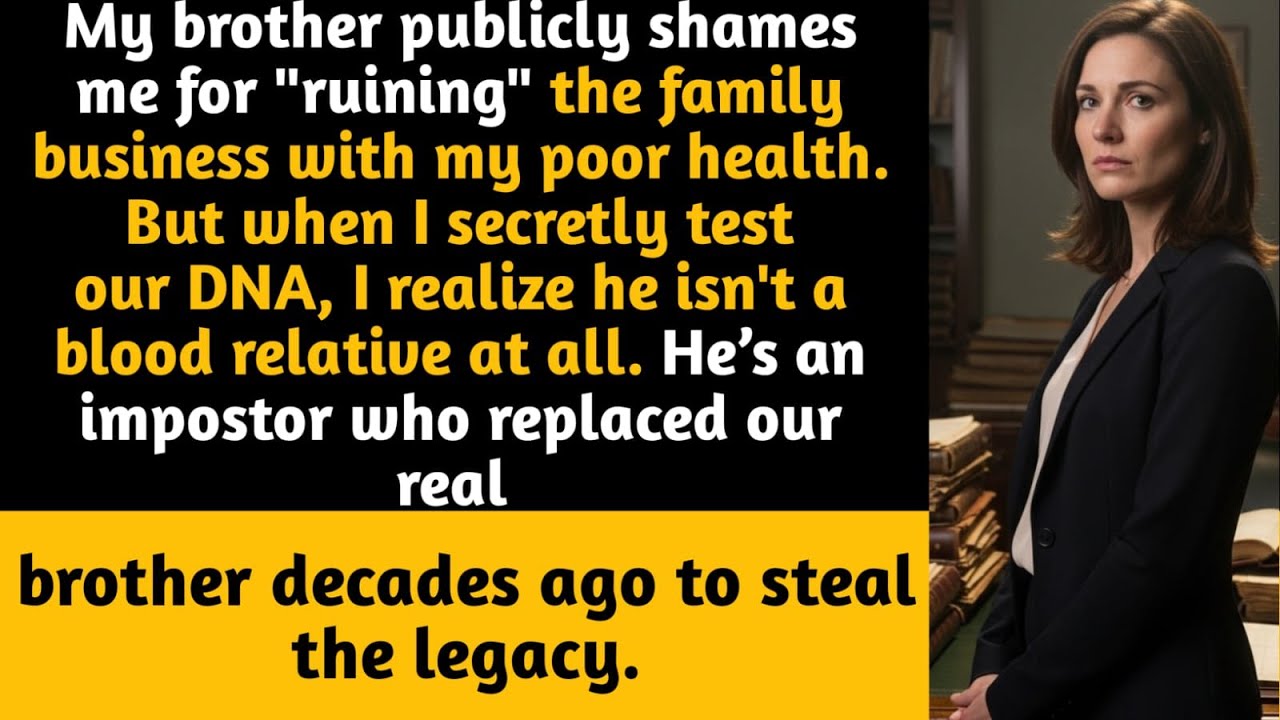 My Brother Shamed Me for Ruining Family Business… DNA Test Exposed the Truth