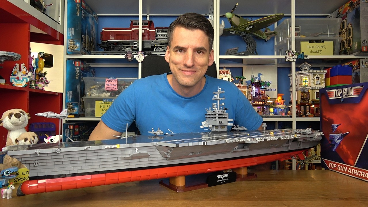Sinnlos riesig? Schauen wir uns an! Cobi&reg; Top Gun 5922 Aircraft Carrier Ma&szlig;stab 1:300