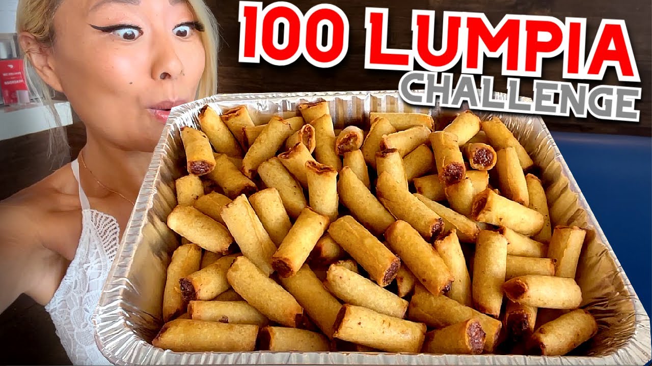 100 LUMPIAS EATING CHALLENGE at O Ming's Kitchen in Las Vegas, NV!! #RainaisCrazy