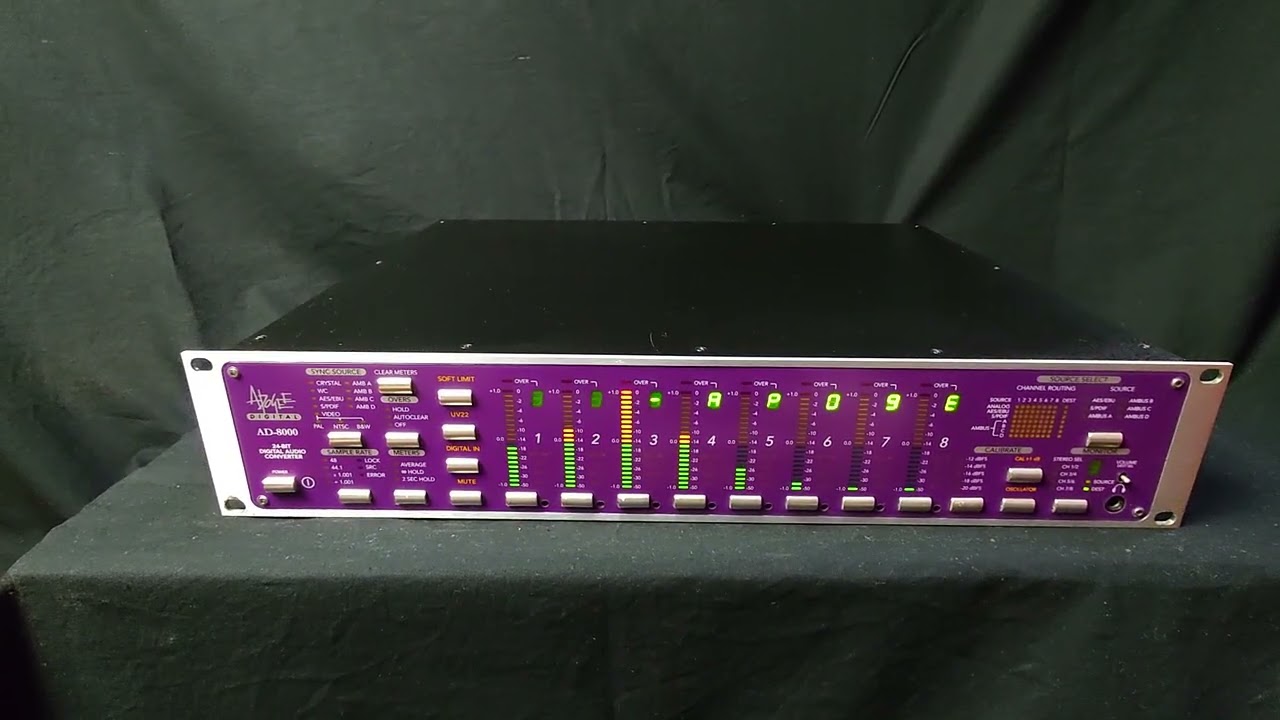 APOGEE AD-8000 通電確認