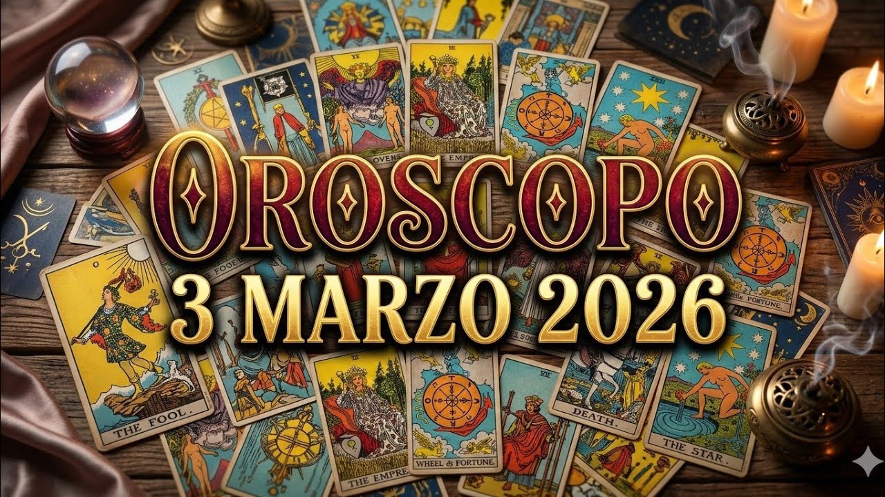 OROSCOPO 3 MARZO 26 😍SEGNO X SEGNO😍 #tarot #tarocchi #tarotreading #oroscopo #cartomanzia #zodiaco 