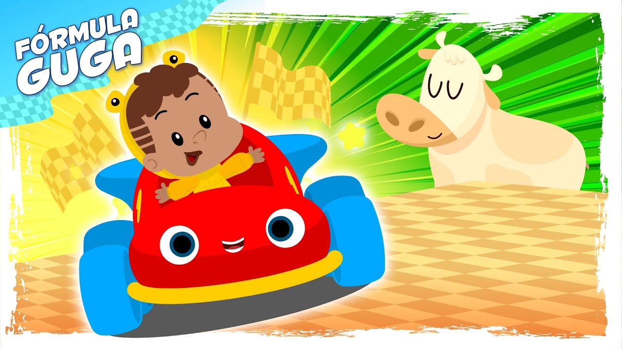 🚗 Desenho de Carros │ Corrida de carrinhos do FORMULA GUGA │Ep.01 🚗