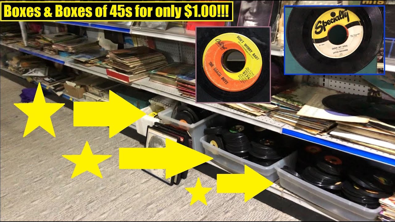 45s for only $1.00!! ; Vinyl Record hunting in the wild! - #vinylcommunity
