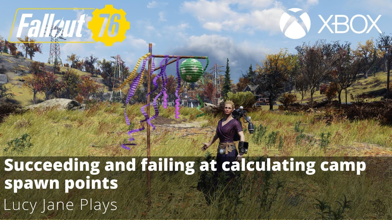 Fallout 76 - Succeeding and failing at calculating camp spawn points in your camp