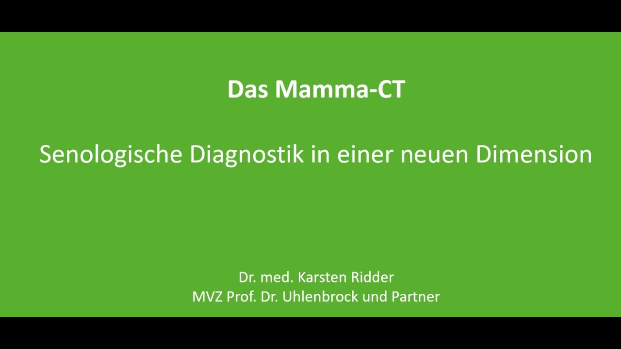 Das Brust-CT (Mamma-CT). Brustbildgebung in einer neuen Dimension.