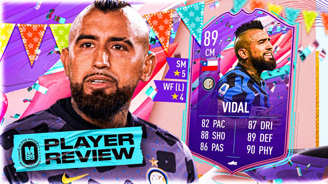 FUT BIRTHDAY VIDAL PLAYER REVIEW | 89 FUT BIRTHDAY VIDAL REVIEW | FIFA 21 Ultimate Team