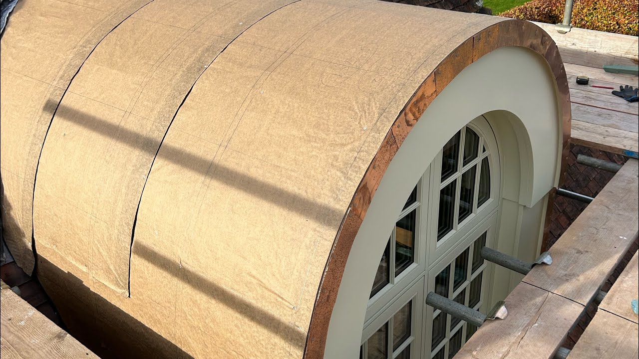CRAZY LEADWORK SKILLS on the Barrel Dormer **PART 1**