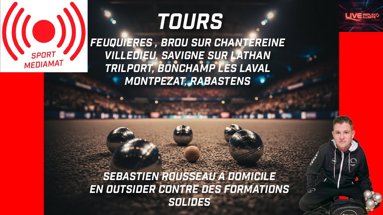 🔴 LIVE PÉTANQUE | Coupe de France | Tours : 32èmes de Finale