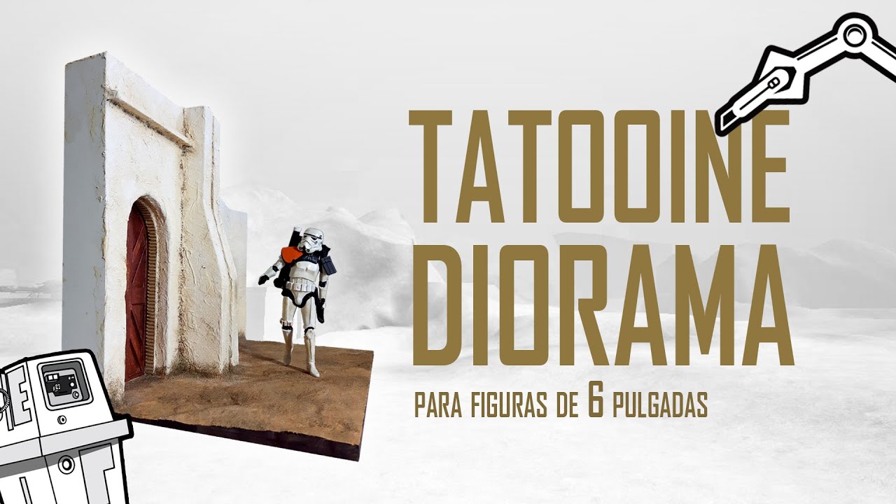 Mini Diorama de Tatooine (paso a paso)
