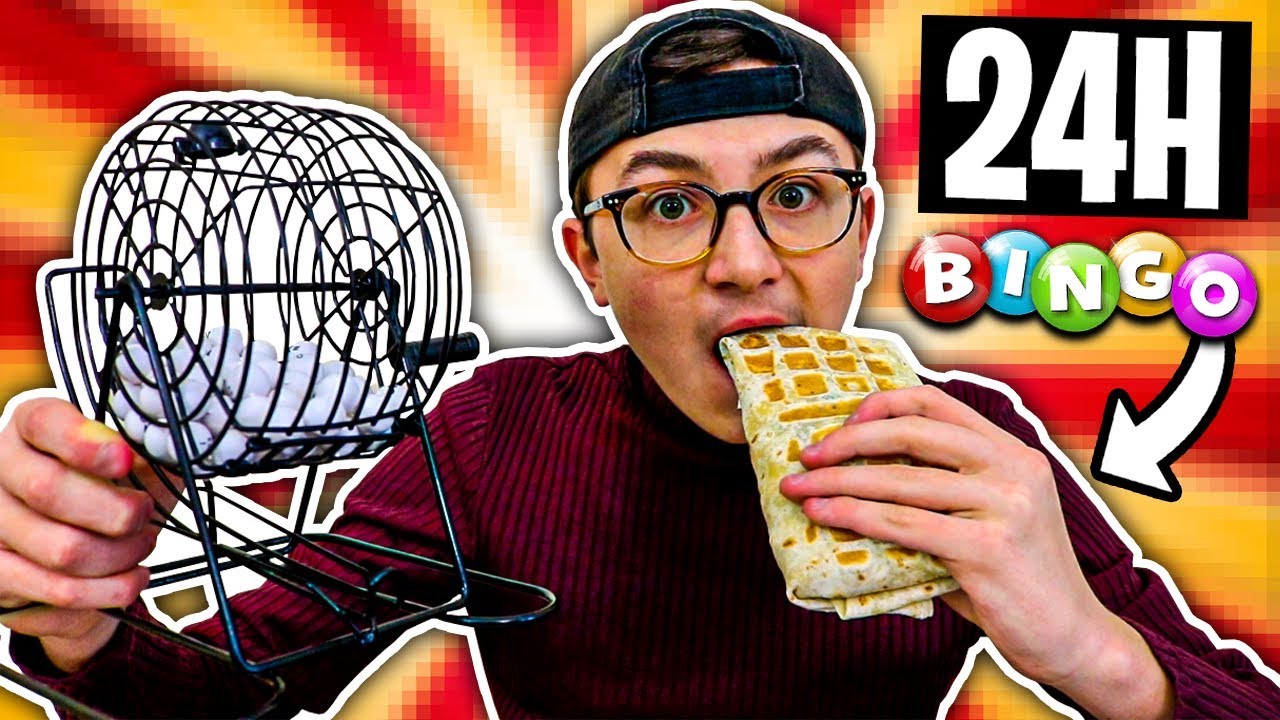 JE MANGE CE QUE LE BINGO DÉCIDE POUR MOI PENDANT 24H ! 🎰