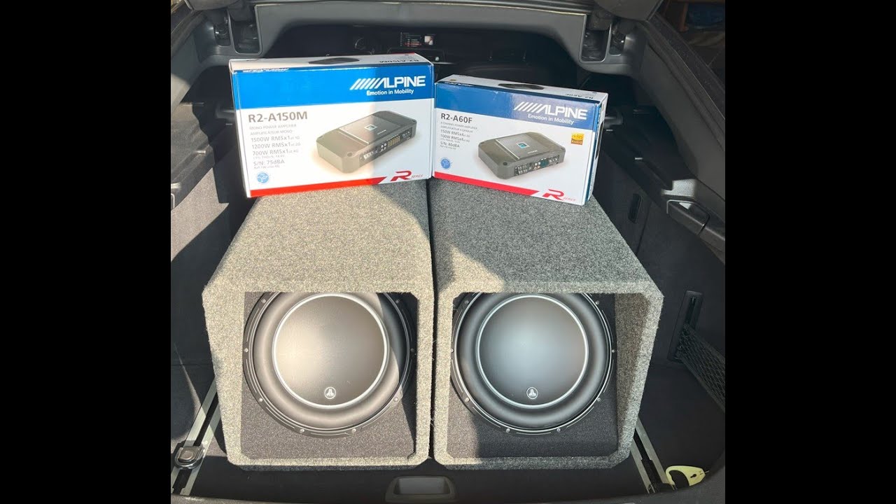 JL Audio H0112-W6v3 vs Alpine R2-SB12V Halo Series