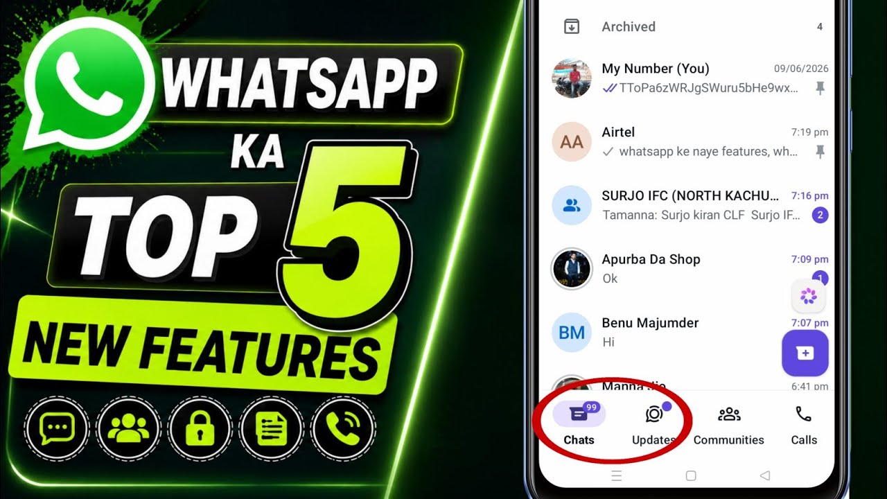 WhatsApp Top 5 New Features 2026 🔥 | Latest WhatsApp Update You Must Try