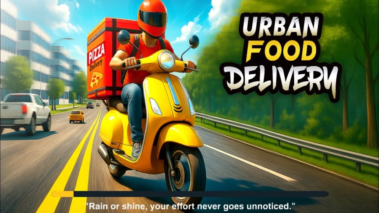 Today I play urban food delivery in my tablet