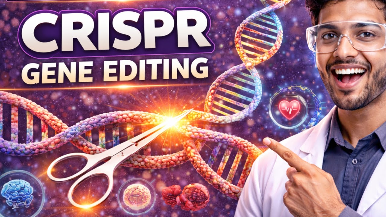 CRISPR Gene Editing Explained in Hindi | DNA Editing Technology That Can Change the Future