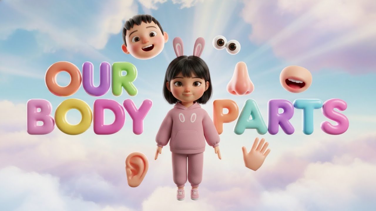 Our Body Parts for Kids 🧠👀👂 Human Body Parts for Kids | Kids Learning Video | Hamare Body Parts!