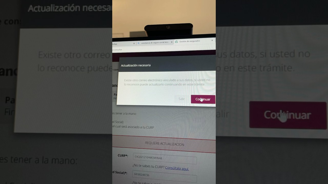 Cómo actualizar tu correo electrónico del IMSS para tu constancia del seguro 