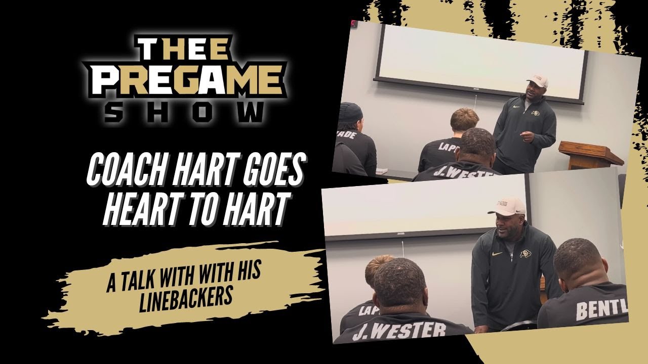After Coach Mathis’ Speech - Coach Hart Goes Heart To Hart With His Linebackers