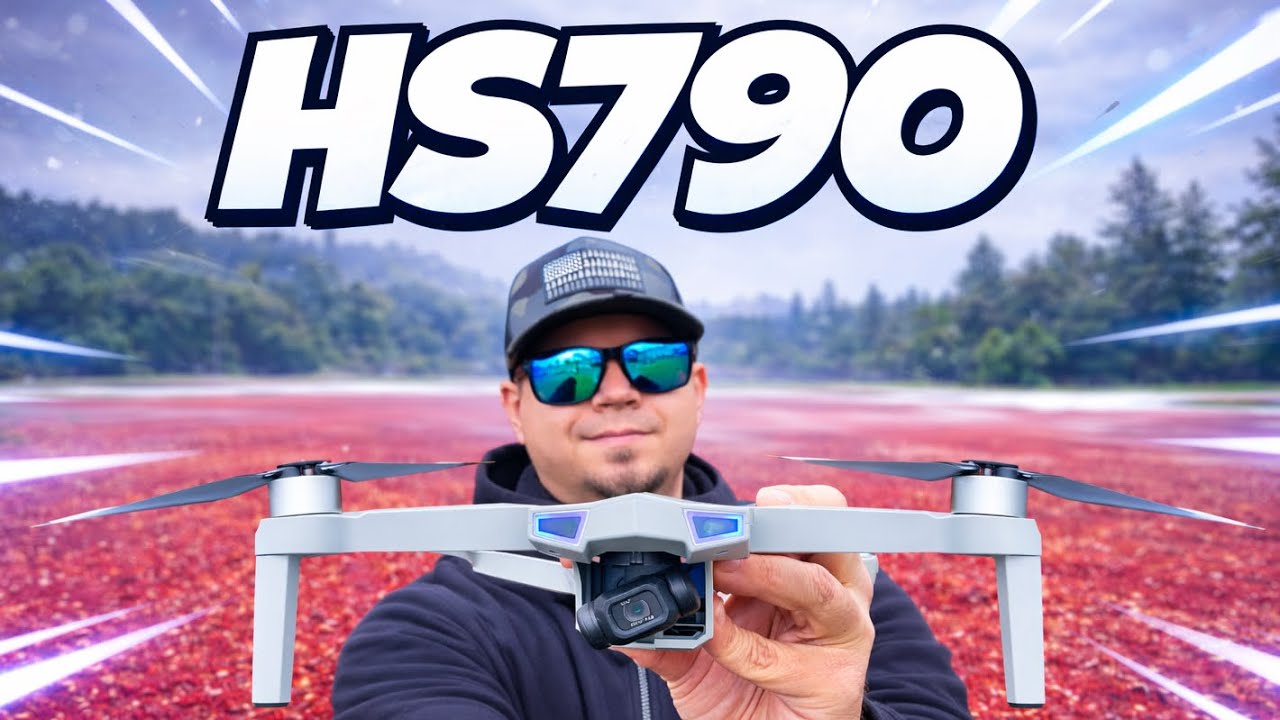 НОВЫЙ дрон Holy Stone HS790 4K — первый полёт над клюквенным болотом