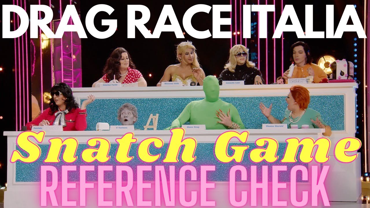 SNATCH GAME - Drag Race Italia S3E6 - Reference Check