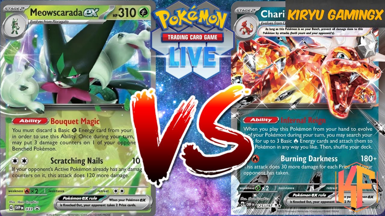 Pokemon TCG Live - Meowscarada EX Vs Charizard EX!