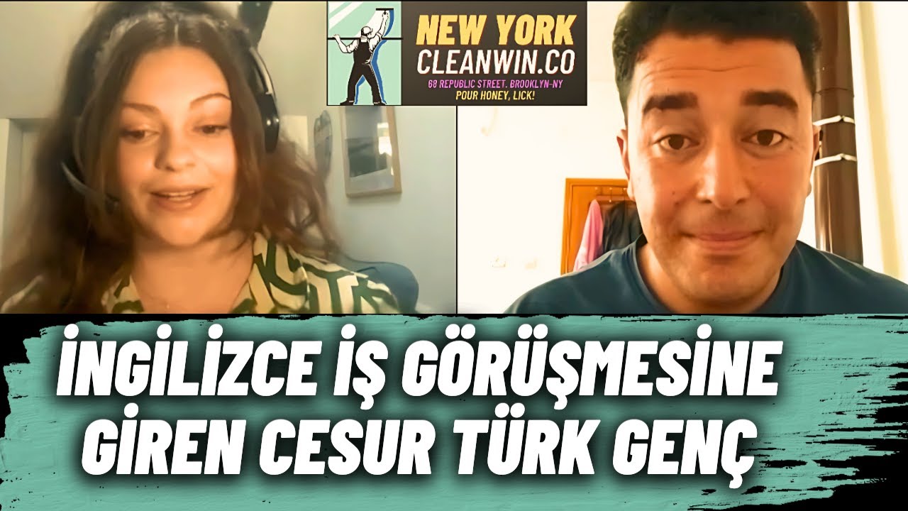 İngilizce İş Görüşmesine Giren Cesur Türk Genç