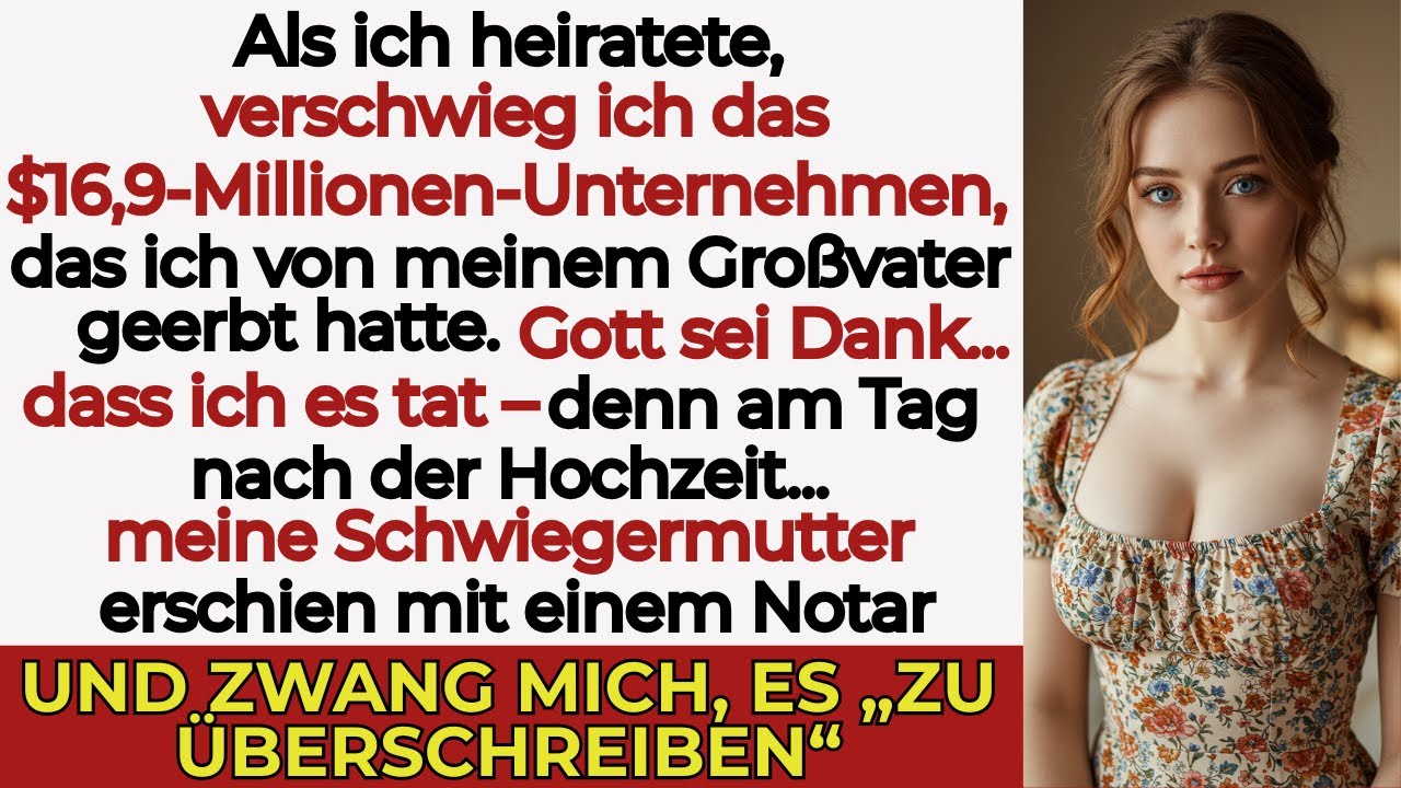 „Vor der Hochzeit verschwieg ich meine 16,9-Mio.-Firma – gut so Dann kam die Familie mit Notar.“