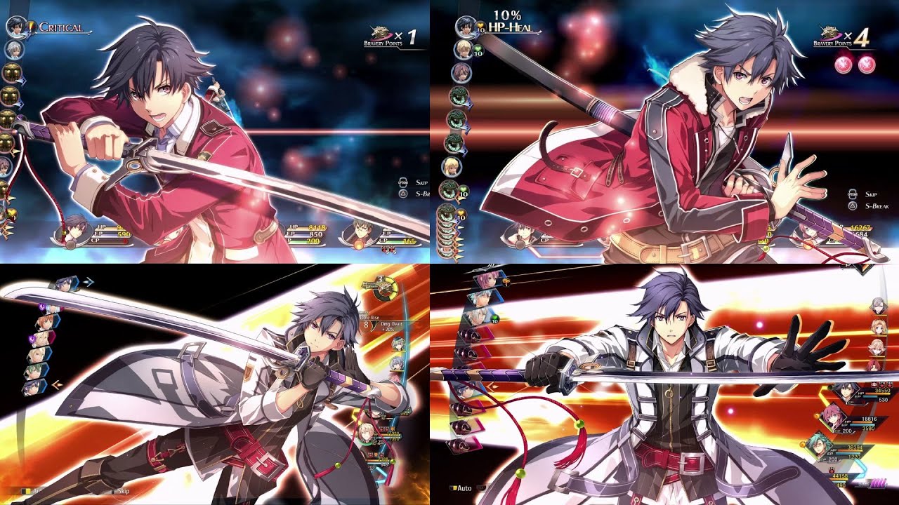 Evolution of Rean's Crafts/Swordsmanship in Cold Steel saga (CS1 to Reverie)