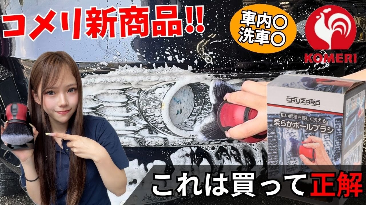 【コメリ新商品】買って損なしコスパ最強洗車ブラシ！