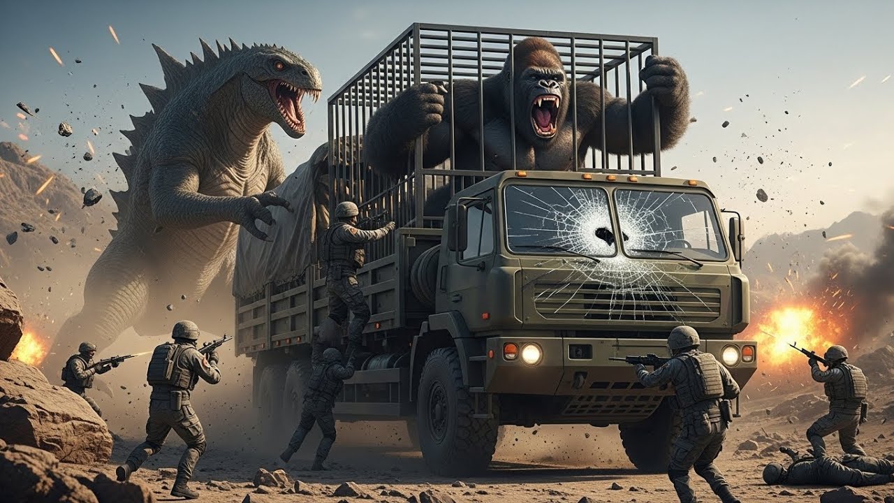 King Kong & Godzilla's Animal Rescue Mission – Epic Clash with Special Forces #KingKong #Godzilla
