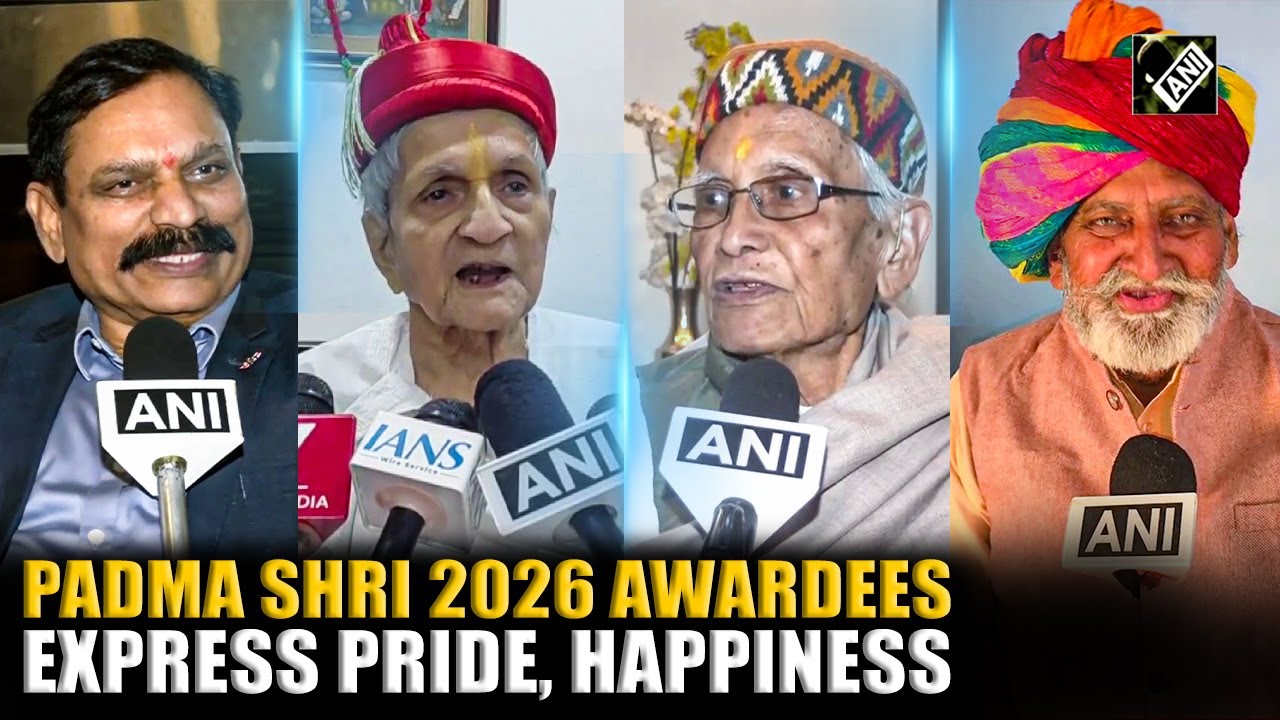 From Kailash Chandra Pant to Dharmiklal Pandya,all express happiness over Padma Shri 2026 Nomination